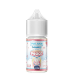 Pod Juice Peach Freeze 30mL icy peach salt nic bottle