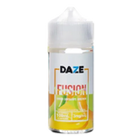 7 Daze Fusion Banana Cantaloupe Honeydew 100mL e-liquid bottle