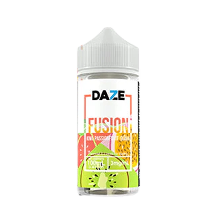 7 Daze Fusion Kiwi Passionfruit Guava 100mL e-liquid bottle