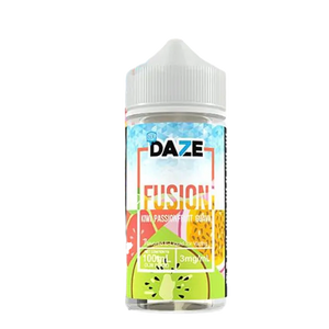7 Daze Fusion Kiwi Passionfruit Guava ICED 100mL e-liquid bottle