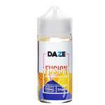 7 Daze Fusion Lemon Passionfruit Blueberry 100mL e-liquid bottle