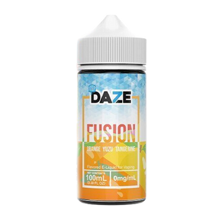 7 Daze Fusion Orange Yuzu Tangerine 100mL e-liquid bottle