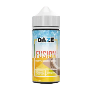 7 Daze Fusion Pineapple Coconut Banana ICED 100mL e-liquid bottle