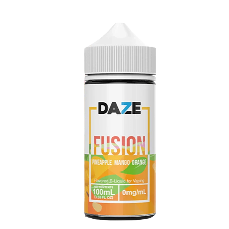 7 Daze Fusion Pineapple Mango Orange 100mL e-liquid bottle