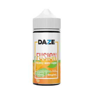 7 Daze Fusion Pineapple Mango Orange 100mL e-liquid bottle