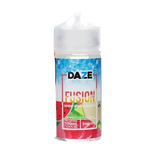7 Daze Fusion Raspberry Green Apple Watermelon ICED 100mL e-liquid bottle