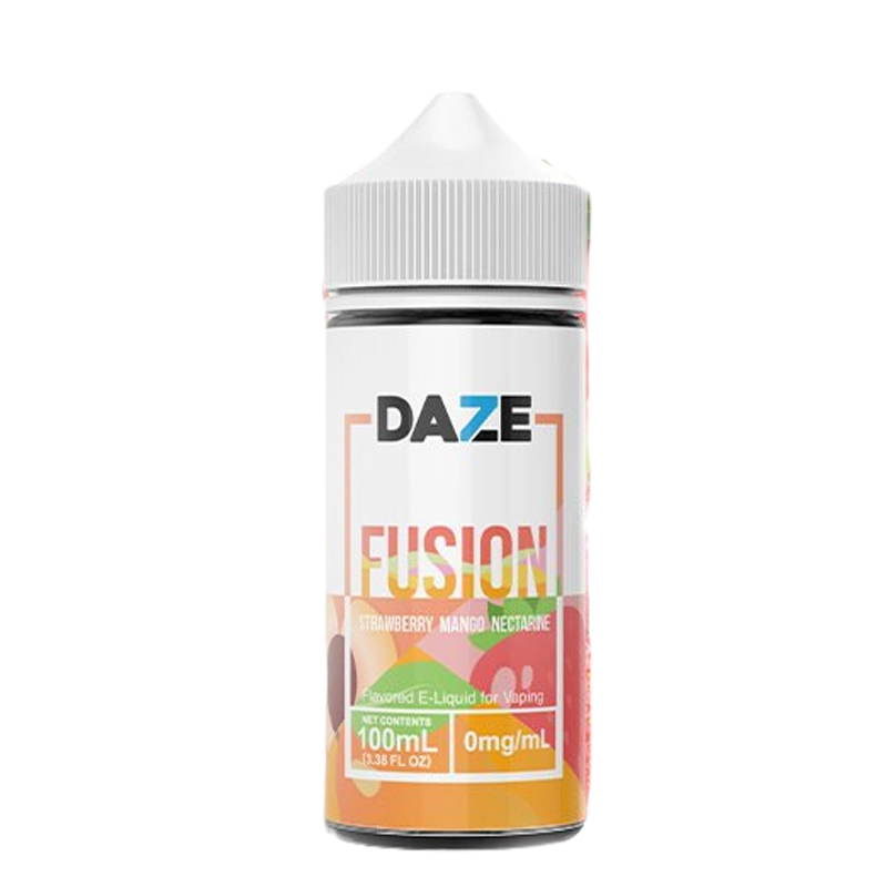 7 Daze Fusion Strawberry Mango Nectarine 100mL e-liquid bottle