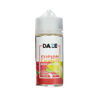 7 Daze Fusion Watermelon Apple Pear 100mL e-liquid bottle