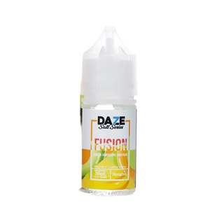 7 Daze Fusion Banana Cantaloupe Honeydew 30mL salt nicotine e-liquid bottle