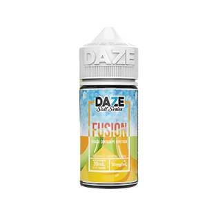 7 Daze Fusion Banana Cantaloupe Honeydew ICED 30mL salt nicotine e-liquid bottle