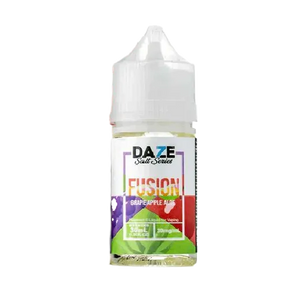 7 Daze Fusion Grape Apple Aloe 30mL salt nicotine e-liquid bottle