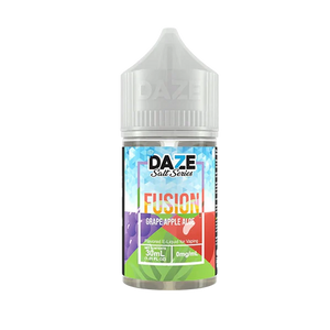 7 Daze Fusion Grape Apple Aloe ICED 30mL salt nicotine e-liquid bottle