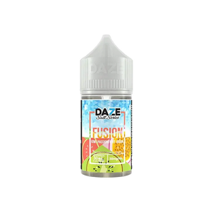 7 Daze Fusion Kiwi Passionfruit Guava ICED 30mL salt nicotine e-liquid bottle