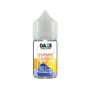 7 Daze Fusion Lemon Passionfruit Blueberry 30mL salt nicotine e-liquid bottle
