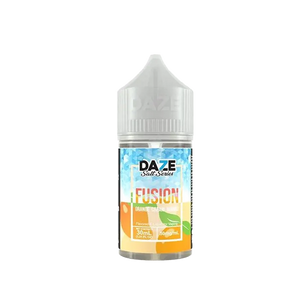 7 Daze Fusion Orange Cream Mango ICED 30mL salt nicotine e-liquid bottle