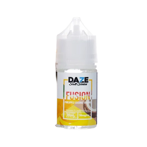 7 Daze Fusion Pineapple Coconut Banana 30mL salt nicotine e-liquid bottle