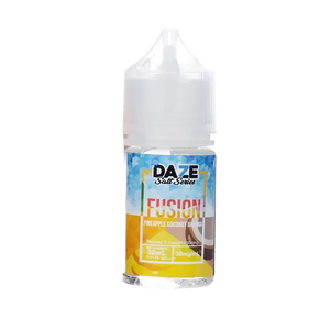 7 Daze Fusion Pineapple Coconut Banana ICED 30mL salt nicotine e-liquid bottle