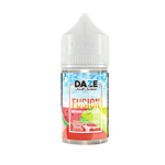 7 Daze Fusion Raspberry Green Apple Watermelon ICED 30mL salt nicotine e-liquid bottle