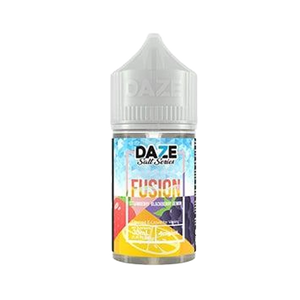 7 Daze Fusion Strawberry Blackberry Lemon ICED 30mL salt nicotine e-liquid bottle
