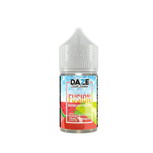 7 Daze Fusion Watermelon Apple Pear ICED 30mL salt nicotine e-liquid bottle