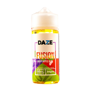 7 Daze Fusion Grape Apple Aloe 100mL e-liquid bottle