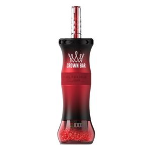 Al Fakher Crown Bar E-Hose X Disposable - sleek rectangular device with HD display screen and premium shisha-inspired flavor profile.