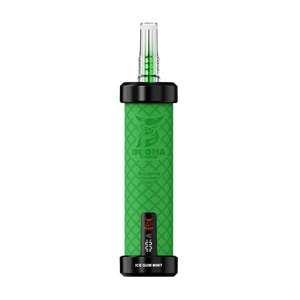 Booma Max Plus 60000 Puff DTL Disposable - rectangular device with HD display screen, adjustable airflow slider, and premium finish.