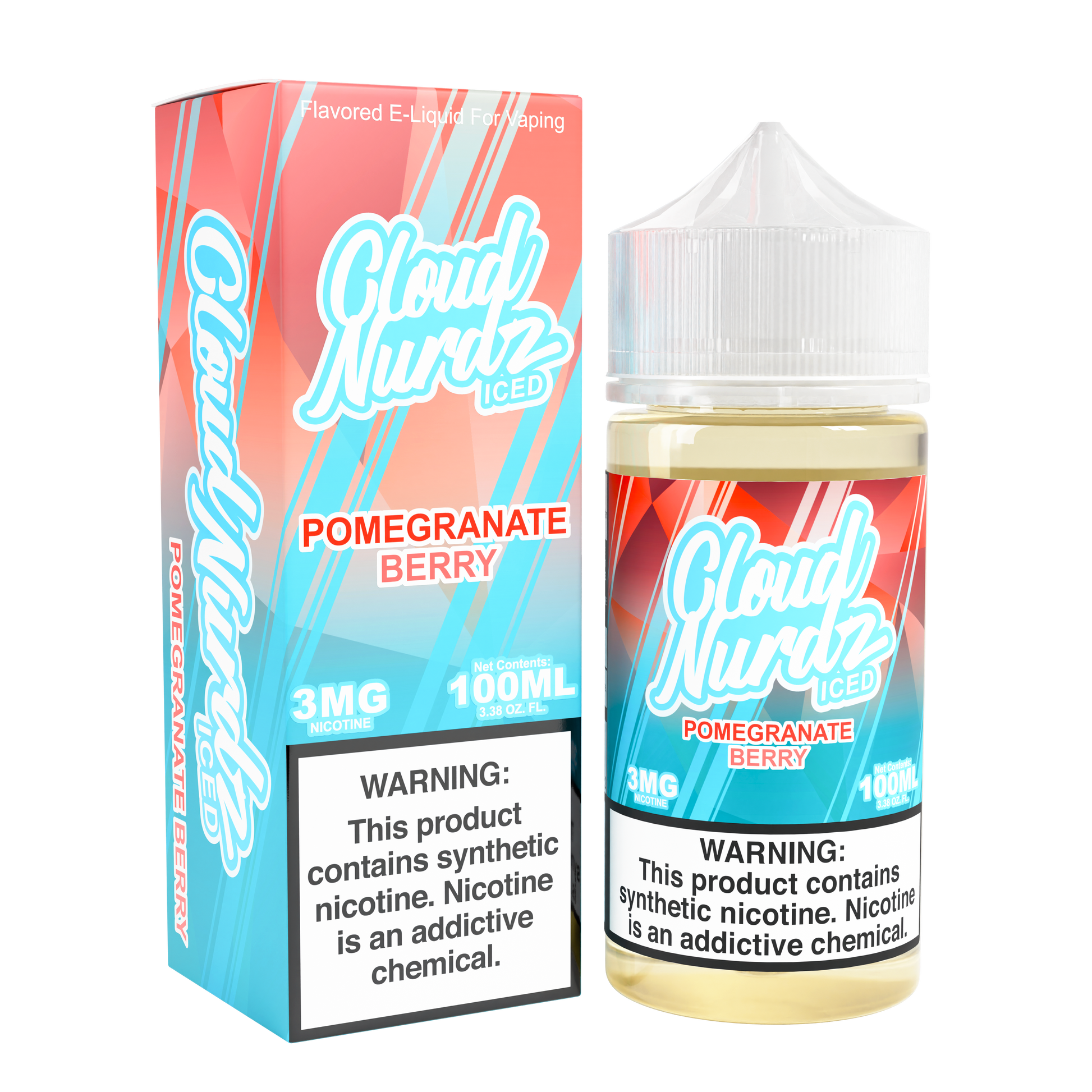 Cloud Nurdz ICED E-Liquid - 100mL - Vape Demand