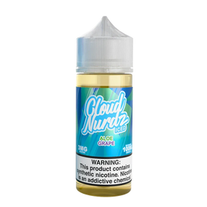 Cloud Nurdz Aloe Grape 100mL e-liquid bottle