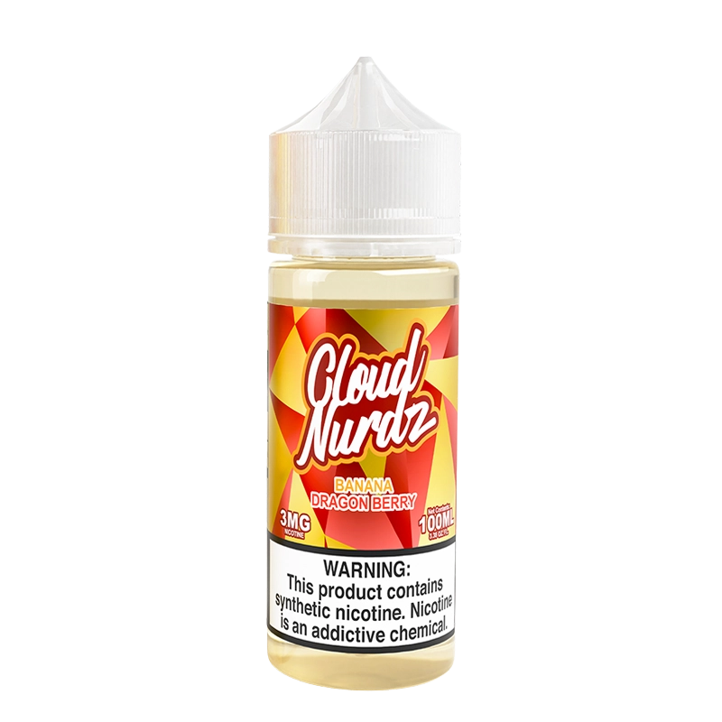 Cloud Nurdz Banana Dragon Berry 100mL e-liquid bottle