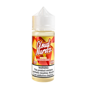 Cloud Nurdz Banana Dragon Berry 100mL e-liquid bottle