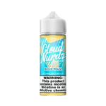Cloud Nurdz Blue Raspberry Peach Iced 100mL e-liquid bottle