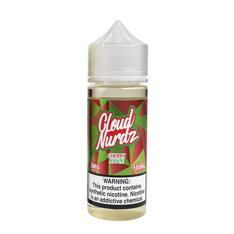 Cloud Nurdz Cherry Apple 100mL e-liquid bottle