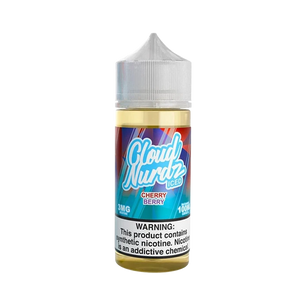 Cloud Nurdz Cherry Berry Iced 100mL e-liquid bottle