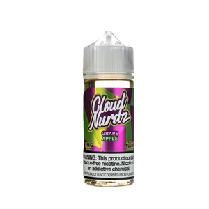 Cloud Nurdz Grape Apple 100mL e-liquid bottle