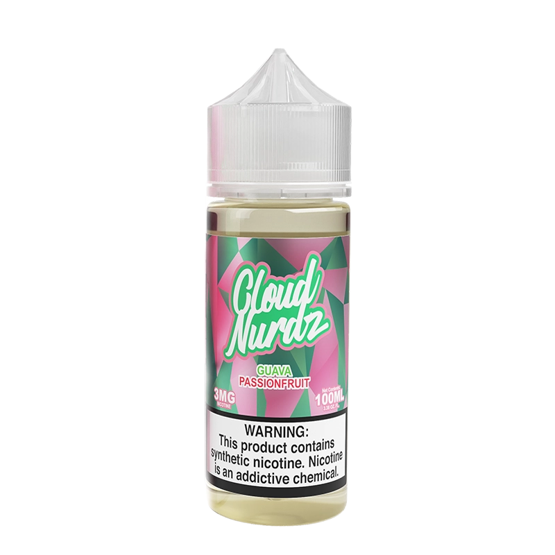 Cloud Nurdz Guava Passionfruit 100mL e-liquid bottle