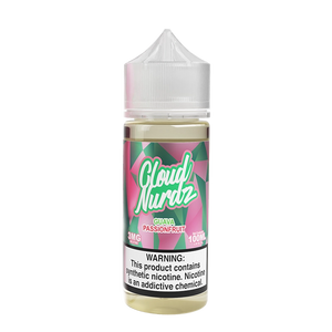 Cloud Nurdz Guava Passionfruit 100mL e-liquid bottle