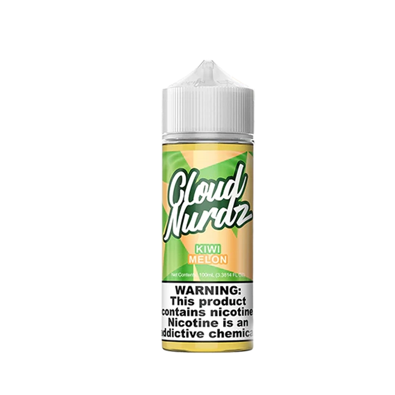 Cloud Nurdz Melon Kiwi 100mL e-liquid bottle