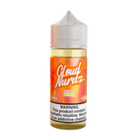 Cloud Nurdz Peach Melon 100mL e-liquid bottle