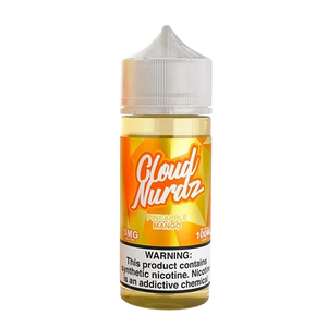 Cloud Nurdz Pineapple Mango 100mL e-liquid bottle