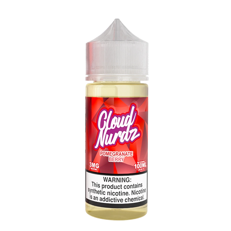 Cloud Nurdz Pomegranate Berry 100mL e-liquid bottle