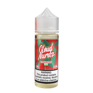 Cloud Nurdz Strawberry Kiwi 100mL e-liquid bottle