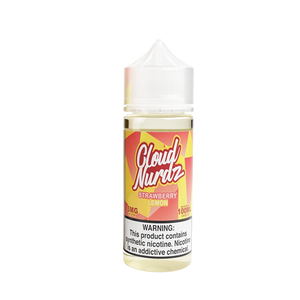 Cloud Nurdz Strawberry Lemon 100mL e-liquid bottle