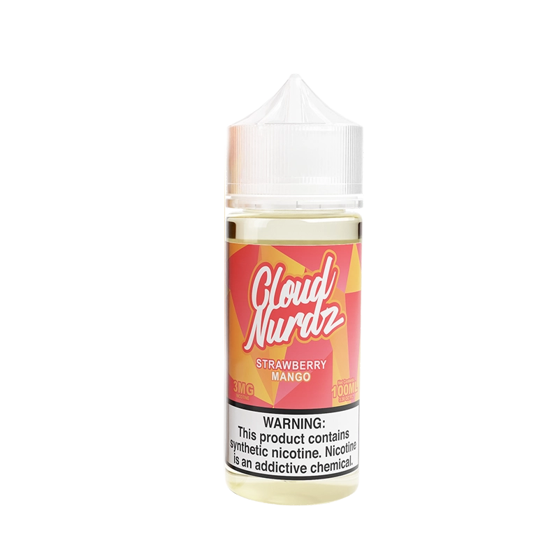 Cloud Nurdz Strawberry Mango 100mL e-liquid bottle