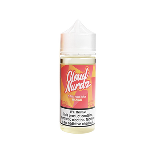 Cloud Nurdz Strawberry Mango 100mL e-liquid bottle
