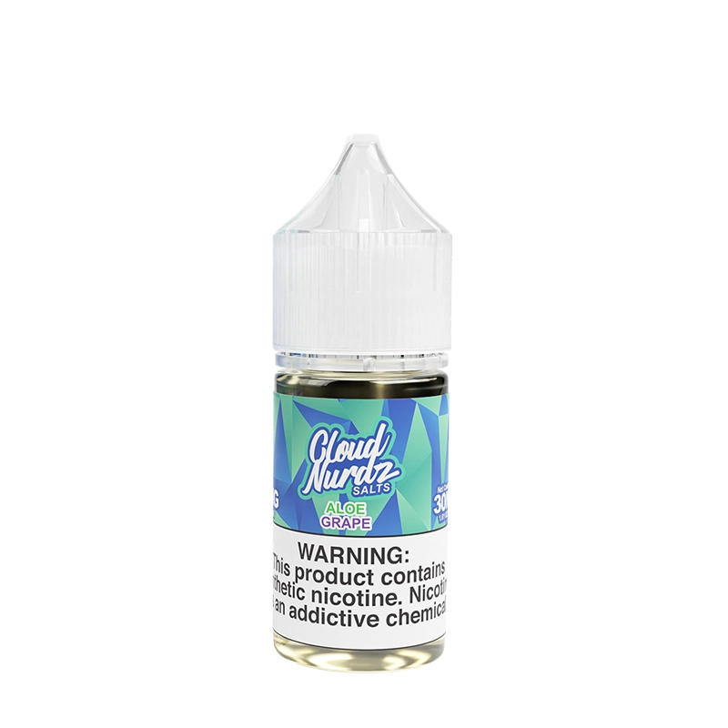 Cloud Nurdz Aloe Grape 30mL salt nicotine e-liquid bottle