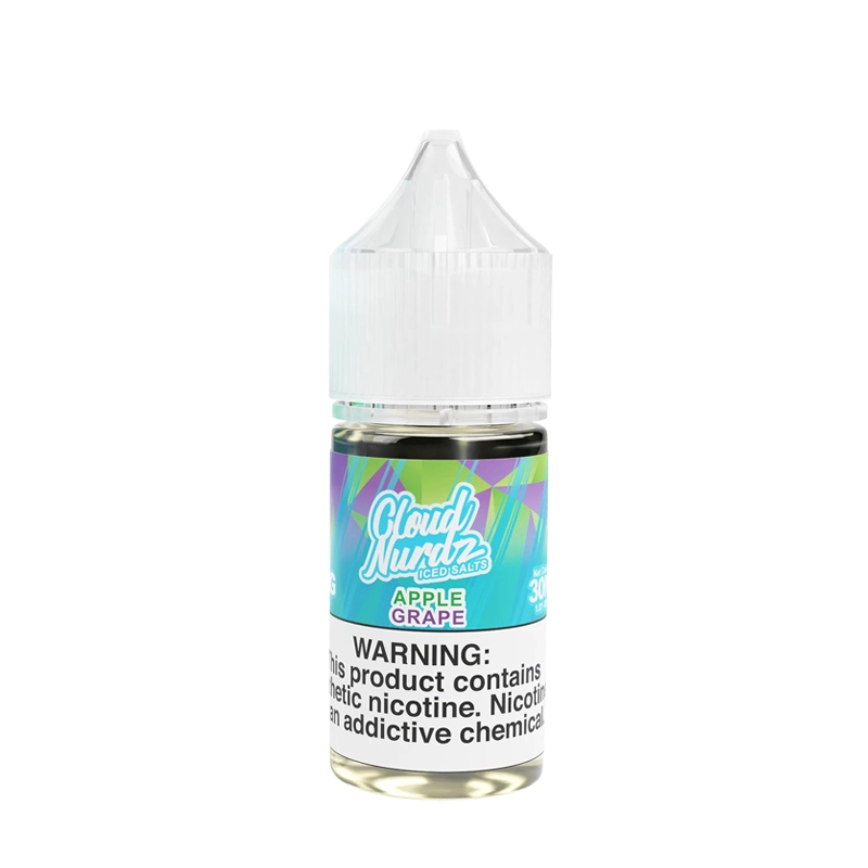 Cloud Nurdz Apple Grape 30mL salt nicotine e-liquid bottle