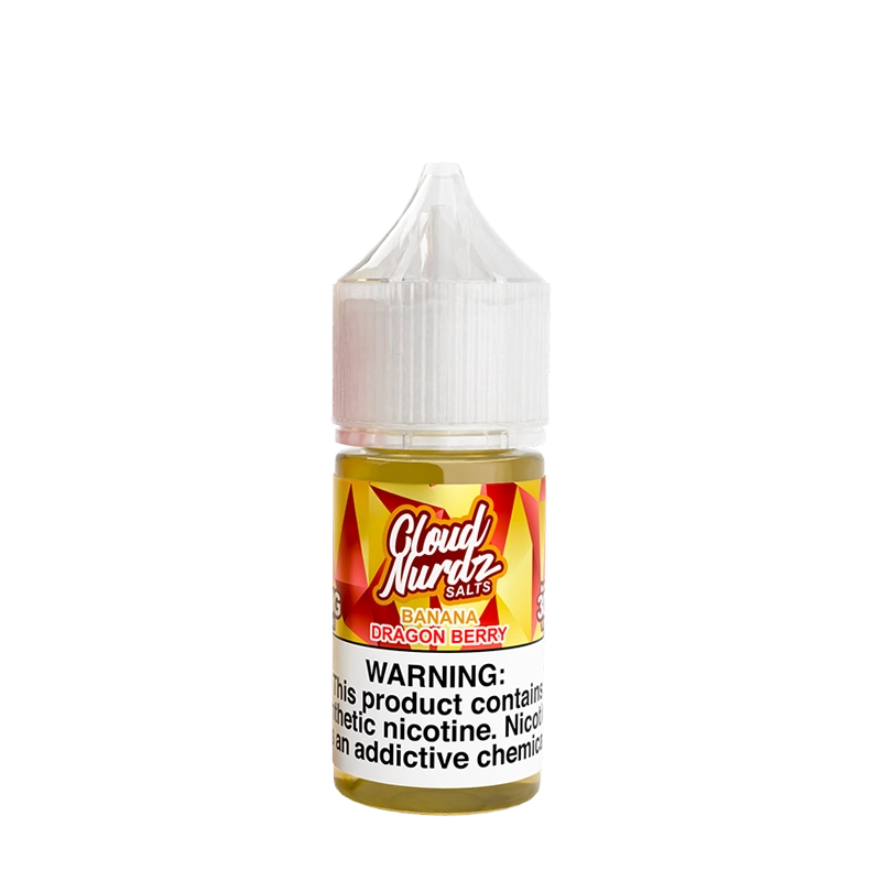 Cloud Nurdz Banana Dragon Berry 30mL salt nicotine e-liquid bottle