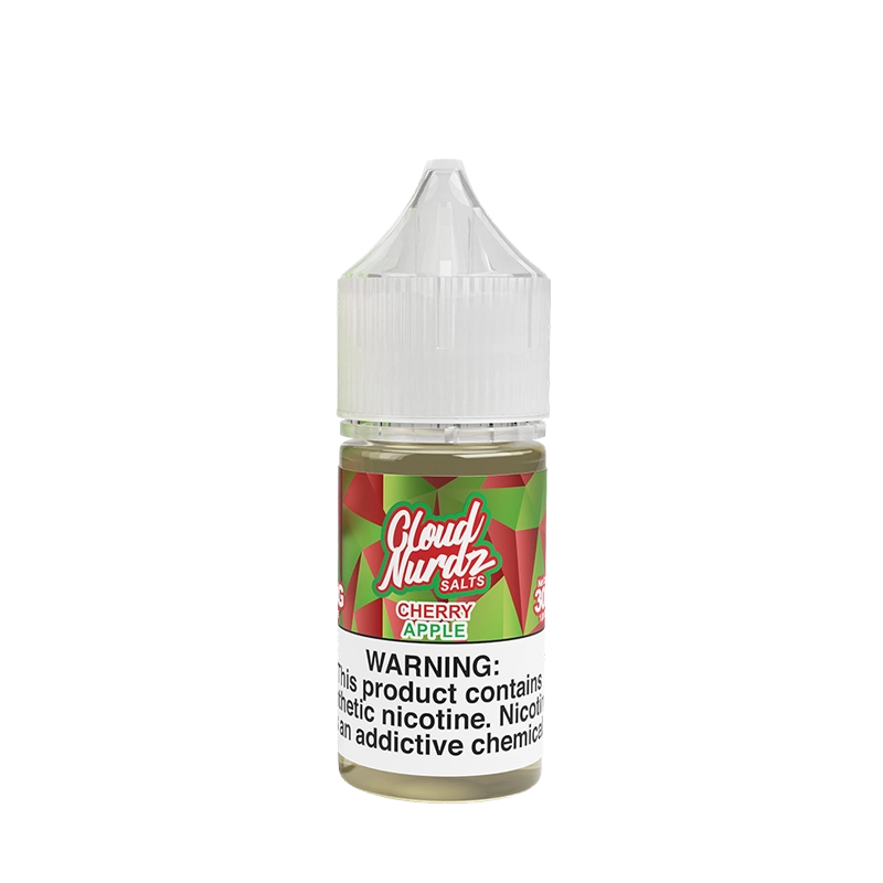 Cloud Nurdz Cherry Apple 30mL salt nicotine e-liquid bottle