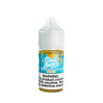 Cloud Nurdz Iced Blue Raspberry Peach 30mL salt nicotine e-liquid bottle